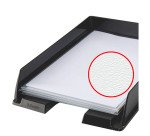 Chemise coin plastique Esselte A4 polypropylène 8/100e grainé incolore - Paquet de 100