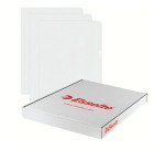 Chemise coin plastique Esselte A4 polypropylène 8/100e grainé incolore - Paquet de 100