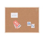 Tableau en liège avec cadre en bois, 400 x 300 mm