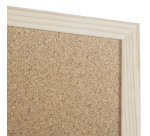 Tableau liège avec cadre bois - 120 x 90 cm