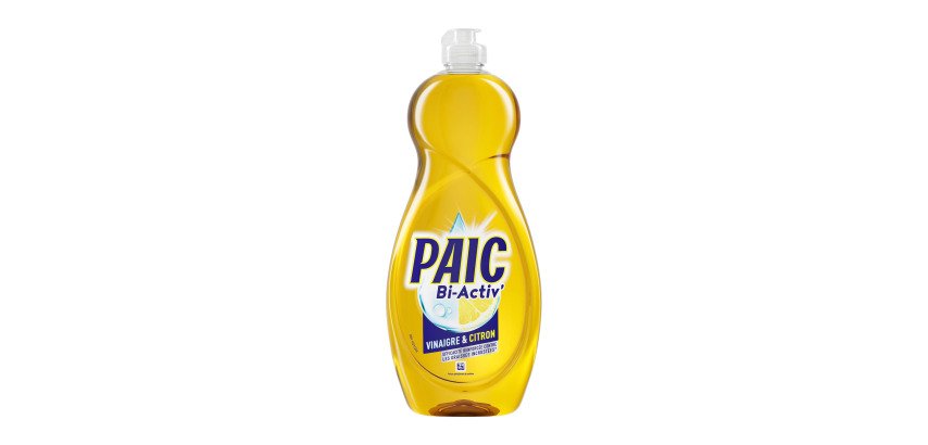 Liquide vaisselle mains Paic Bi-Activ' vinaigre & citron - Flacon de 750 ml
