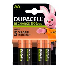 De_duracell rcr aax4 1300mah