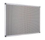 Tableau mixte Maya, feutre / filet acier