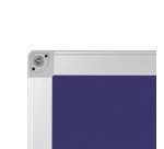 Tableau en feutre AYDA, 600 x 450 mm, bleu