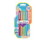 Penne con punta in fibra Paper Mate Flair assortiti 4 pezzi