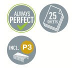 Agrafeuse de bureau Leitz Nexxt 5501 - Agrafes 24/6 et 26/6 - Capacité de 25 feuilles