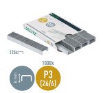 Agrafe Leitz P3 Power Performance 26/6 galvanisée - Boîte de 1000