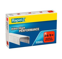 Staples Rapid Super Strong 24/8 galvanized - Box of 1000