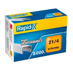 Agrafe Rapid 21/4 Strong galvanisée - Boîte de 5000