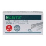 Agrafe Leitz P2 Power Performance n°10 galvanisée - Boîte de 1000