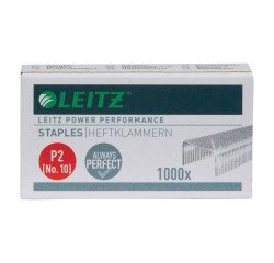 Staples Leitz P2 Power Performance No. 10 galvanized - Box of 1000