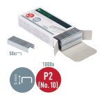 Agrafe Leitz P2 Power Performance n°10 galvanisée - Boîte de 1000