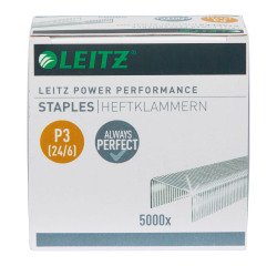 Agrafe Leitz P3 Power Performance 24/6 acier - Boîte de 5000