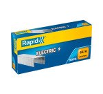 Agrafe Rapid Electric Strong 66/6 galvanisée - Boîte de 5000