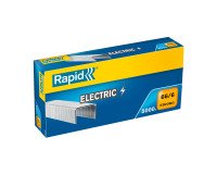 Agrafe Rapid Electric Strong 66/6 galvanisée - Boîte de 5000