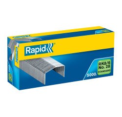 Agrafe Rapid RK8/6 galvanisée - Boîte de 5000