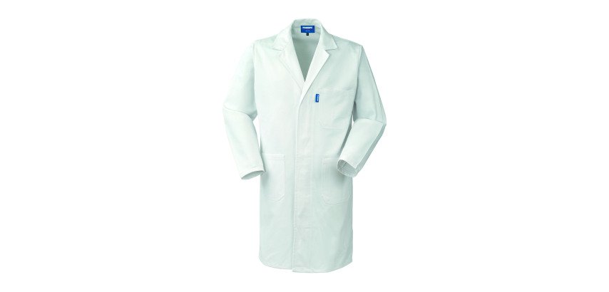 Blouse de travail homme 100% coton blanc