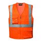 Rossini gilet de sécurité haute visibilité Executive - mixte - à zip