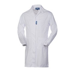 Werkblouse voor dames met een witte mix