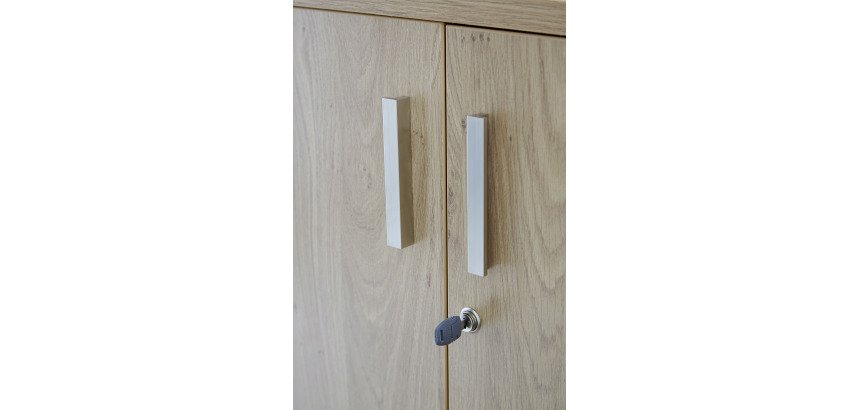 Mobile basso con ante l 80 x p 47 x h 72 cm