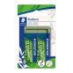 Gomme ecologiche verde oliva Staedtler blister 2 pezzi