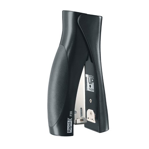 Grapadora de clip Rapid StandUp F20 - Grapas 24/6 y 26/6 - Capacidad para 20 hojas