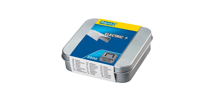 Agrafe Rapid Optima HD 70 galvanisée - Boîte de 2500