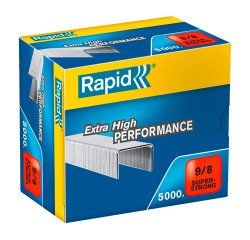 Heftklammern Rapid 9/8 Super Strong verzinkt - Packung von 5000 Stück