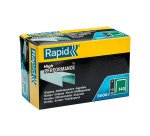 Agrafe Rapid 140/10 galvanisée - Boîte de 5000