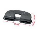 Perforateur de bureau 4 trous V412 Rexel - Capacité 12 feuilles