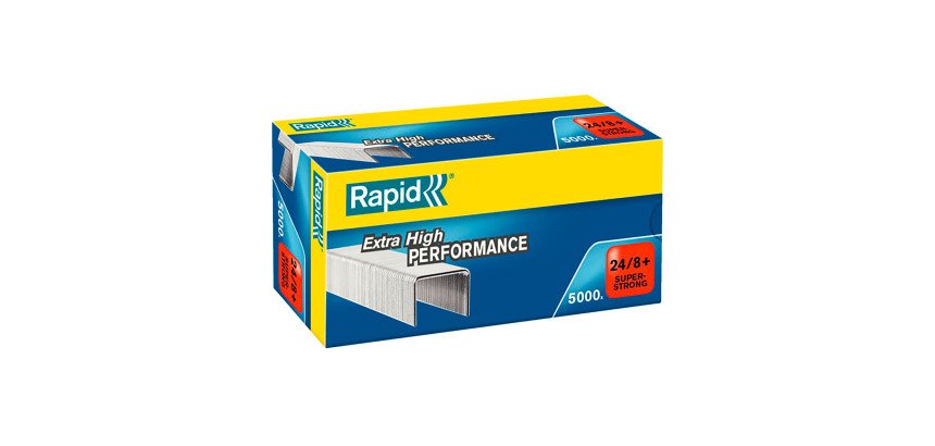 Agrafe Rapid 24/8+ Super Strong - Boîte de 5000