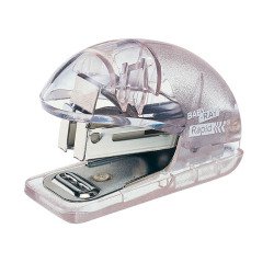 Mini agrafeuse de bureau Rapid Baby Ray F4 - Agrafes 24/6 et 26/6 - Capacité de 10 feuilles