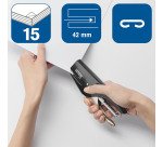 Agrafeuse pince Rapid Retro Classic S51 - Agrafes 21/4 - Capacité de 15 feuilles