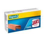 Agrafe Rapid JAKY 8 cuivrée - Boîte de 1000