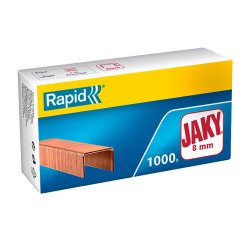 Agrafe Rapid JAKY 8 cuivrée - Boîte de 1000