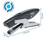 Pince agrafeuse Rapid Eco - Agrafes 24/6 et 26/6 - Capacité de 20 feuilles