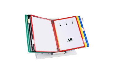 Expositor de sobremesa metálico Djois con 10 fundas A5