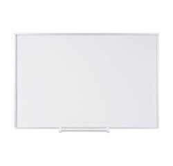 Tableau blanc magnétique New Generation A9, surface en acier céramique, cadre en aluminium, 90 x 60 cm