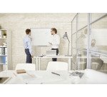 Tableau blanc laqué cadre aluminium Earth Bi Office