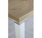 Bureau droit L 140 cm chêne clair Exprim