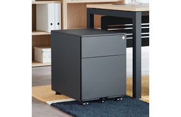 Rollcontainer Metall Excellens - 2 Schubladen 