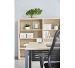 Bibliothèque mi-hauteur bois H 136 x L 80  cm – Arch