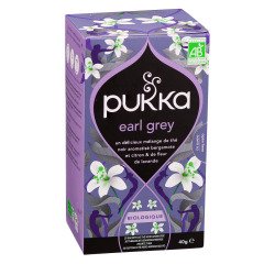 Thé noir Gorgeous Earl Grey Bio Pukka - Boîte de 20 sachets