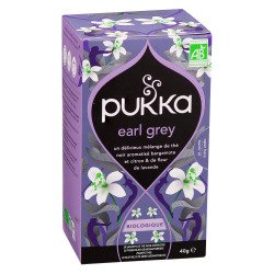 Thé noir Gorgeous Earl Grey Bio Pukka - Boîte de 20 sachets