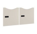 Lot de 2 portes laquées Lockers - serrure à code