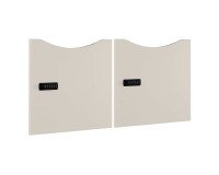 Juego de 2 puertas Lockers - colores tendencia