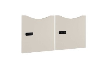 Juego de 2 puertas Lockers - colores tendencia