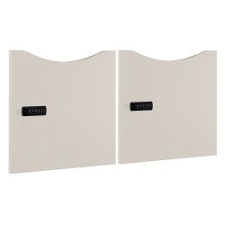 Lot de 2 portes laquées Lockers - serrure à code