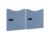 Juego de 2 puertas Lockers - colores tendencia