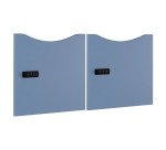 Lot de 2 portes Locker couleurs tendance